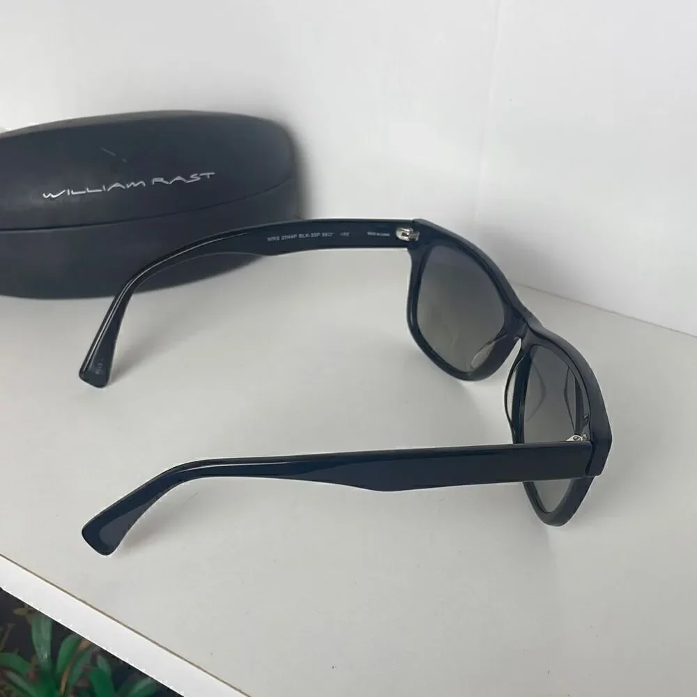 William Rast Black Polarized Sunglasses WRS 2044P BLK-35P